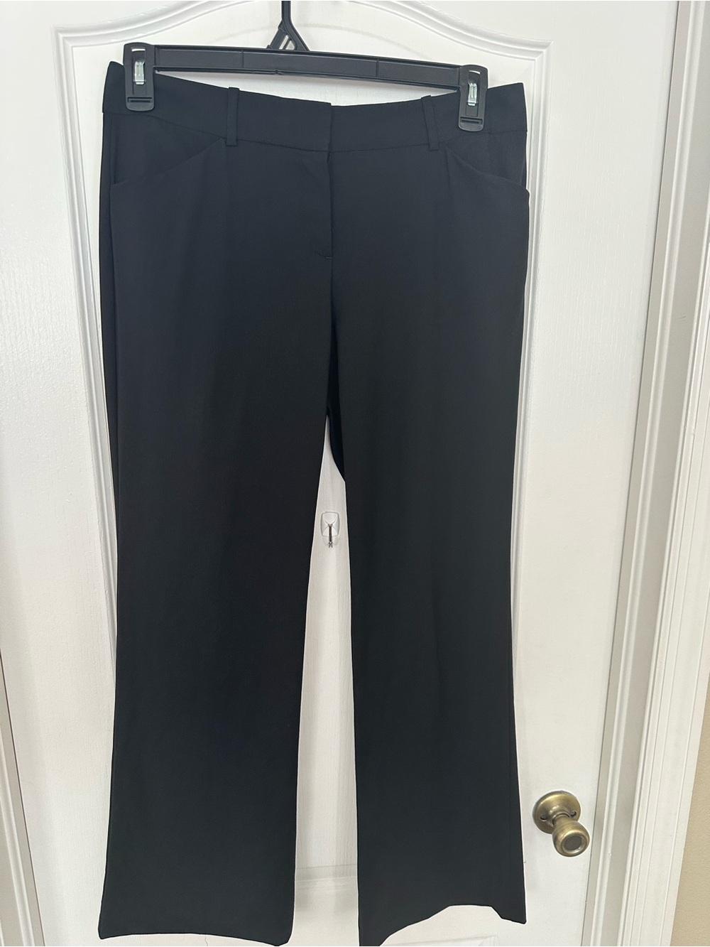 Theory Black Max C Wool Blend Dress Pants Size 8
